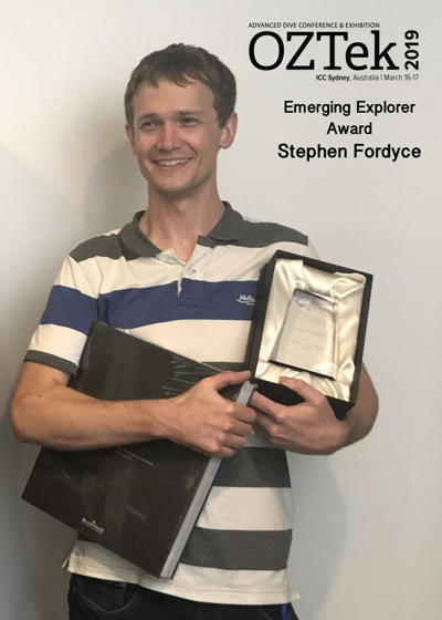 EMERGING EXPLORER AWARD winner Stephen Fordyce