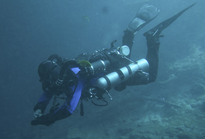 Douglas Ebersole, MD speaking at OZTek Advanced Dive Conference